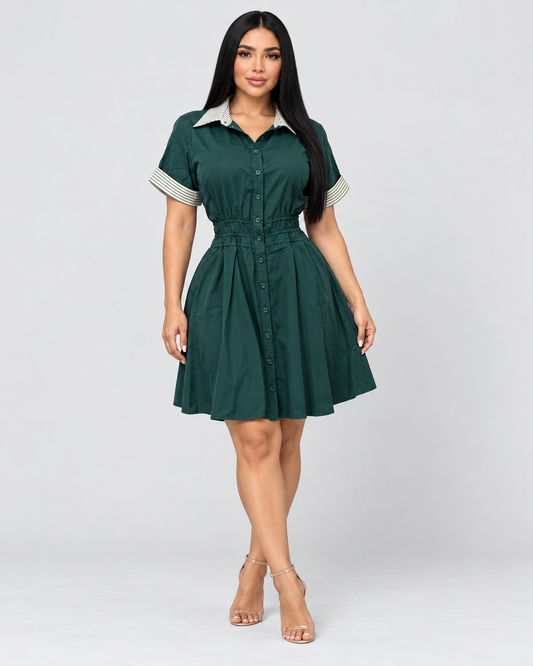 Vestido Corto Rosalba - Verde
