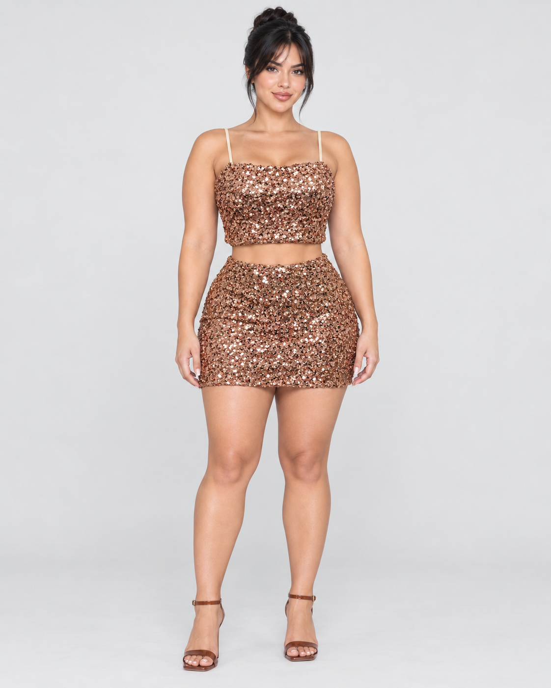 Conjunto corto Bronze - Bronce - Vista frontal