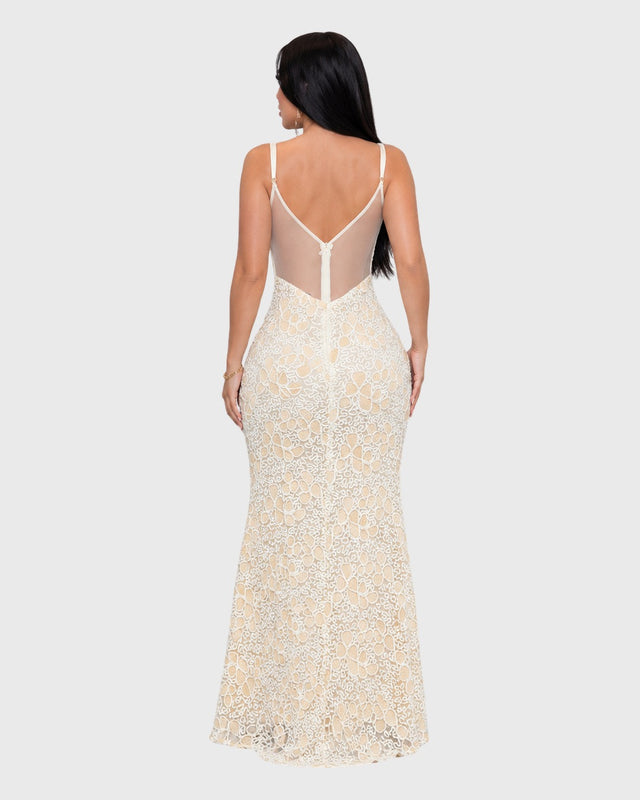 HARMONY FLORAL MAXI DRESS - vista posterior