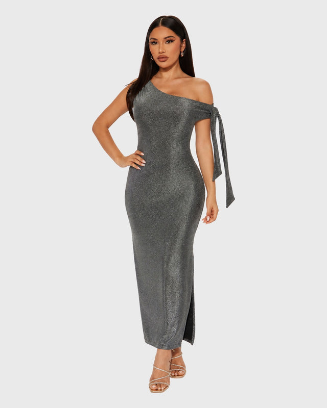 SILVER ALLURE MAXI DRESS - vista posterior