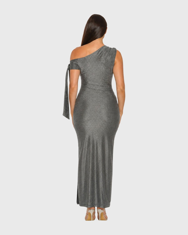 SILVER ALLURE MAXI DRESS - vista frontal