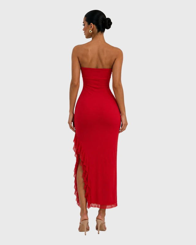 GOLDEN REVERIE MAXI DRESS - vista frontal