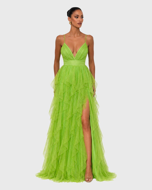 ETHEREAL MUSE MIDI DRESS - vista frontal