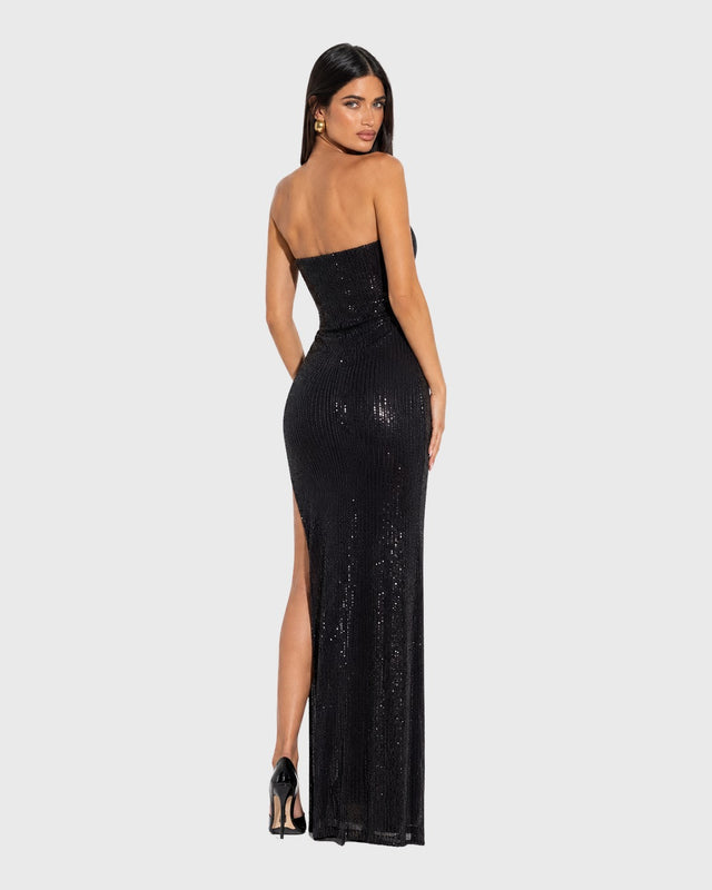 STARS HORIZON MIDI DRESS - vista frontal