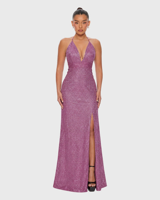 SERENE BLUSH MIDI DRESS - vista frontal