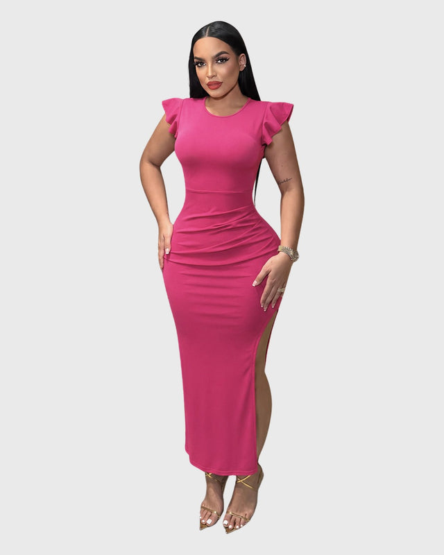 SILENT PETAL MINI DRESS - vista frontal