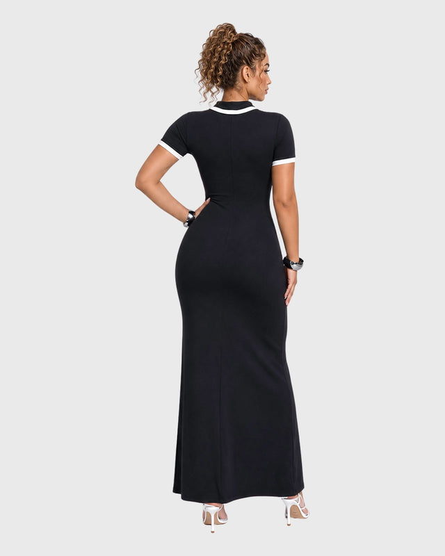 POLISHED GRACE MAXI DRESS - vista posterior