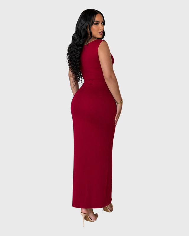 GOLDEN HOUR MIDI DRESS - vista posterior