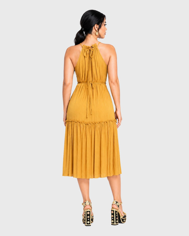 ETERNAL BLOOM MAXI DRESS - vista posterior