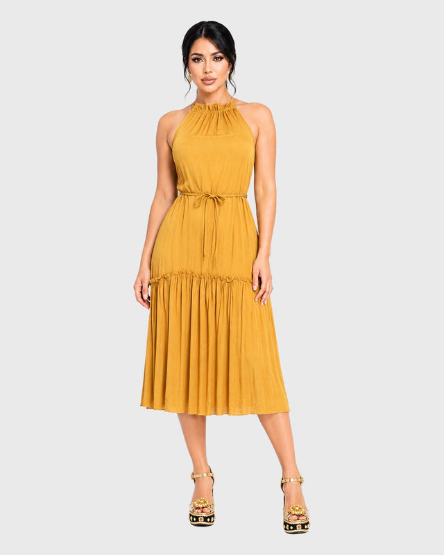 ETERNAL BLOOM MAXI DRESS - vista frontal