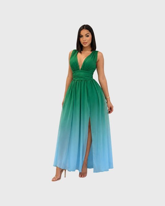 ETHEREAL NOCTURNE MAXI DRESS - vista frontal