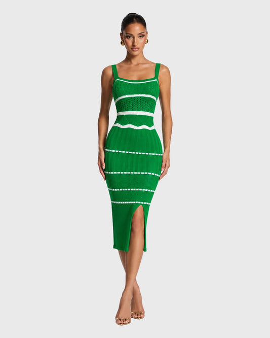 VELVET GLOW MINI DRESS - vista frontal