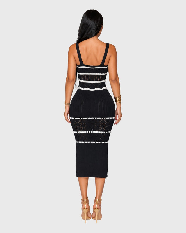 SERENE HORIZON MIDI DRESS - vista posterior