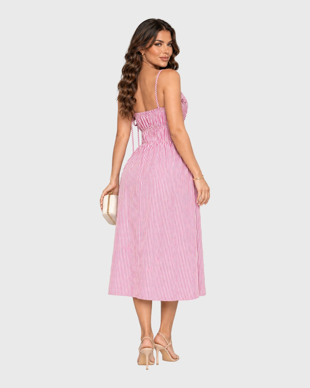 VELVET SUNRISE MINI DRESS - vista posterior