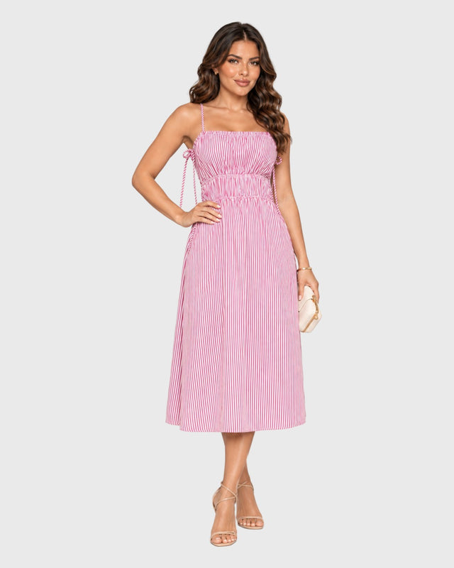 VELVET SUNRISE MINI DRESS - vista frontal