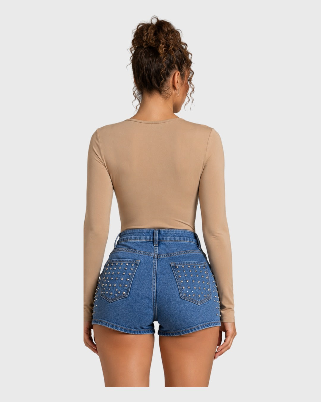Everyday Notch Body Beige para mujer - vista posterior