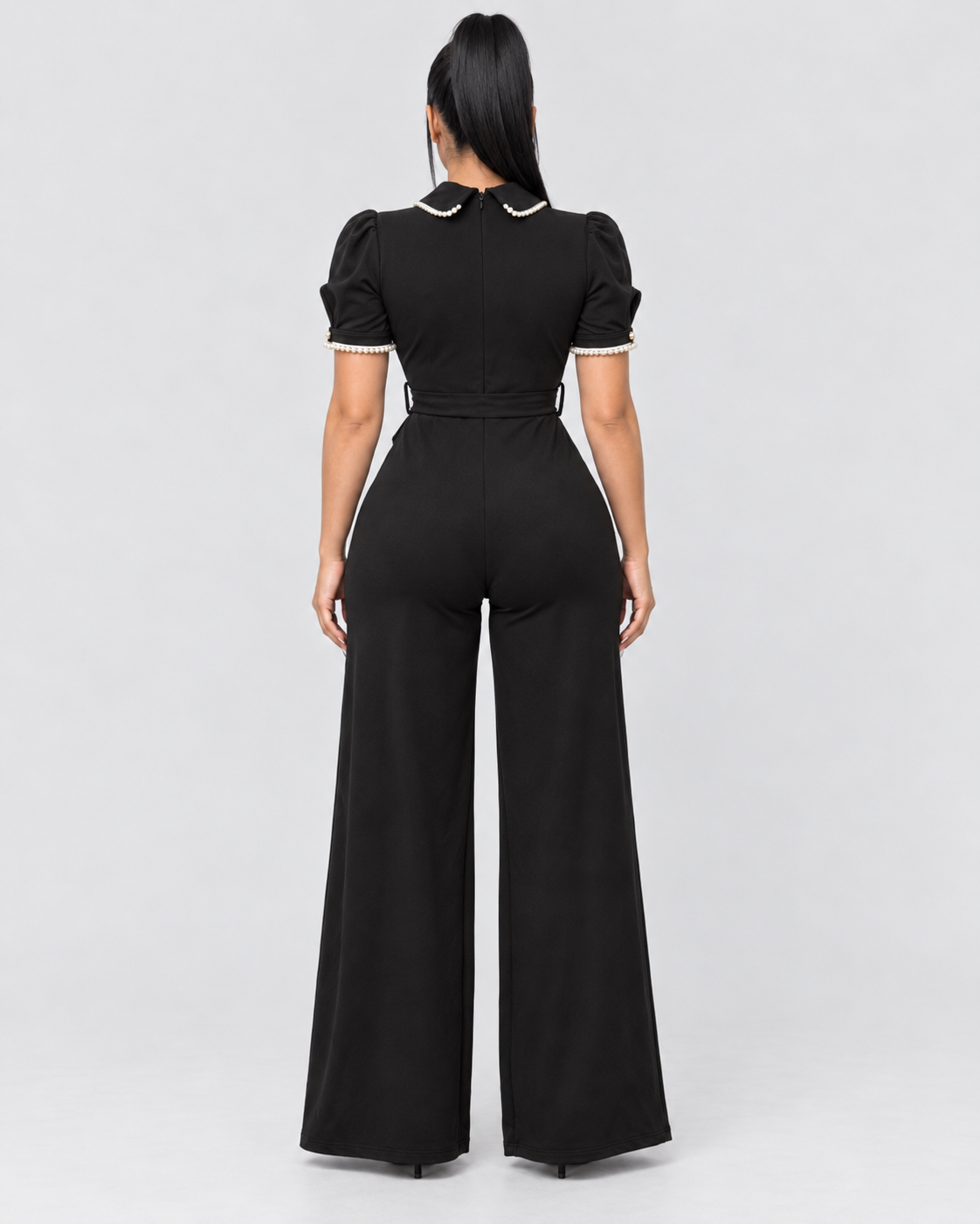 JUMPSUIT AMELIA - NEGRO - Vista posterior