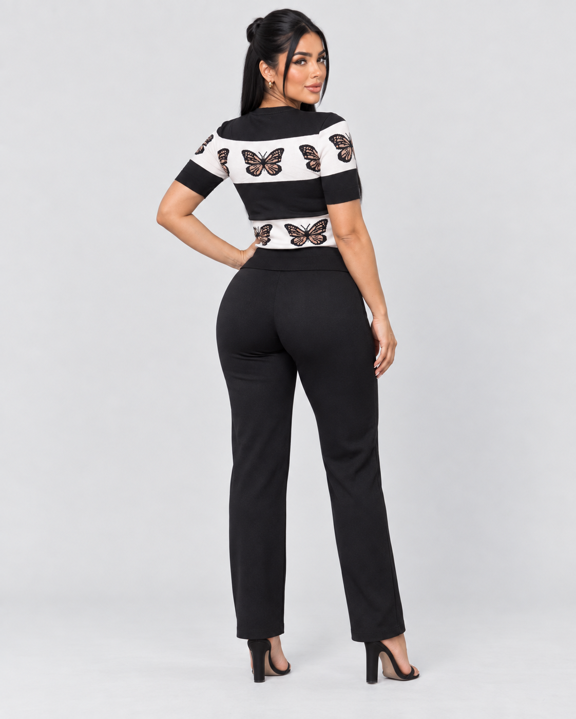 Conjunto Mariposa Lunara - Negro