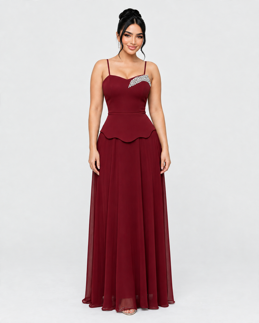 Vestido de Gala Isabella - Rojo