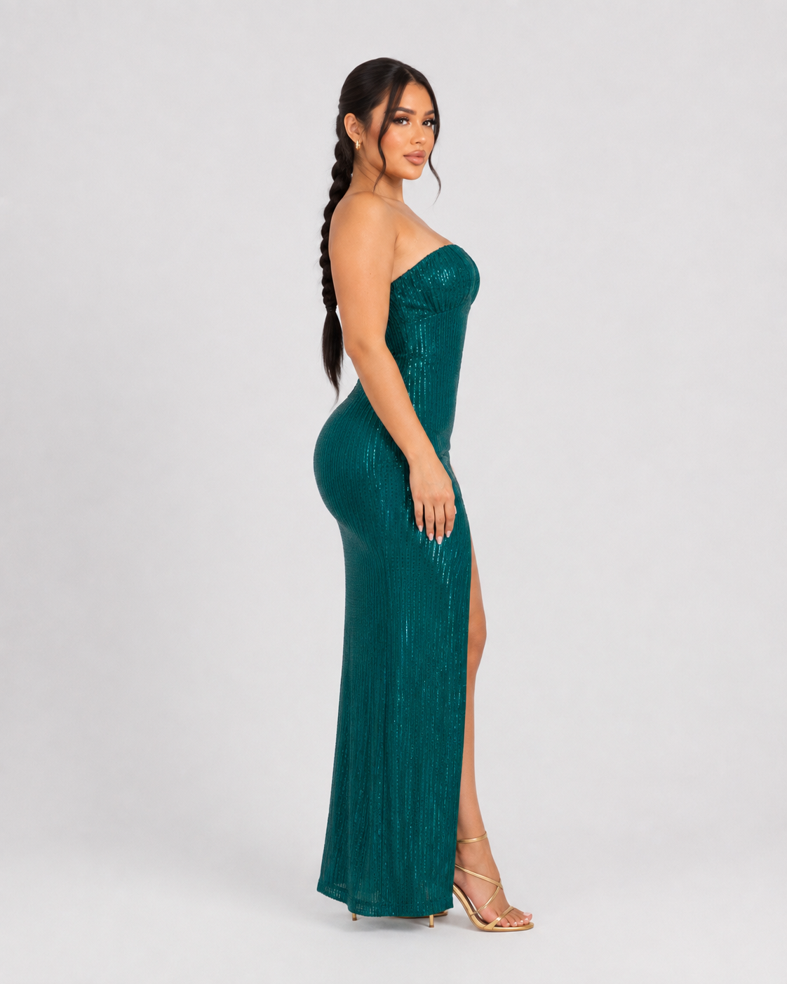Vestido de Gala Sarah - Esmeralda