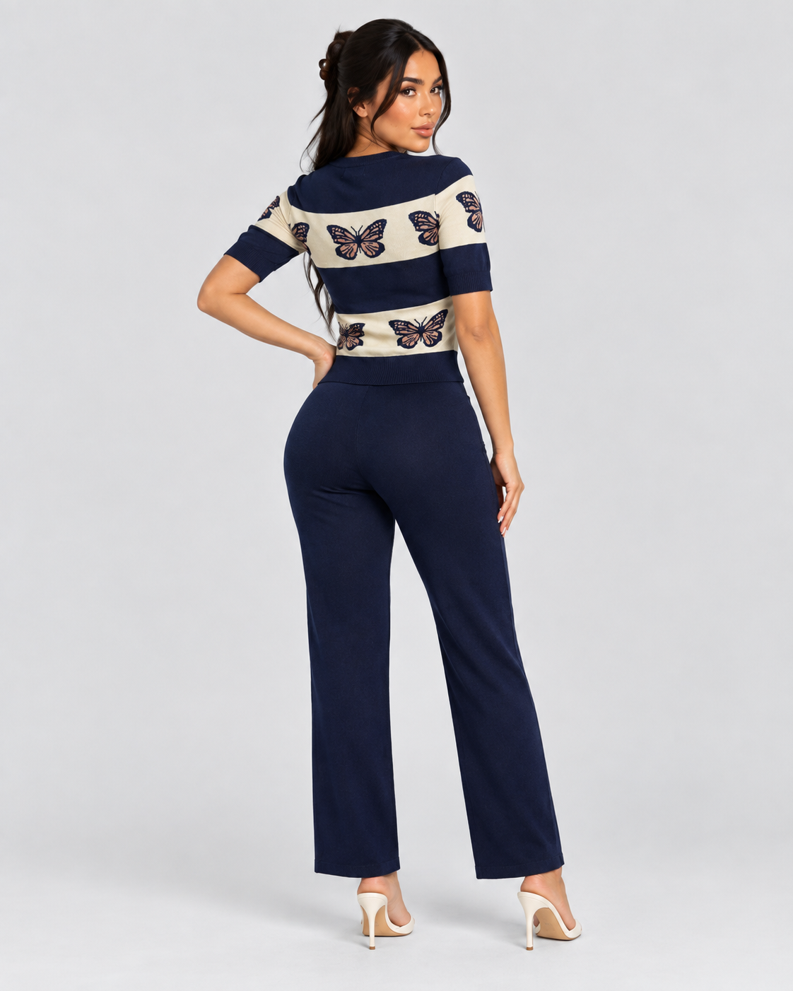Conjunto Mariposa Lunara - Azul Marino