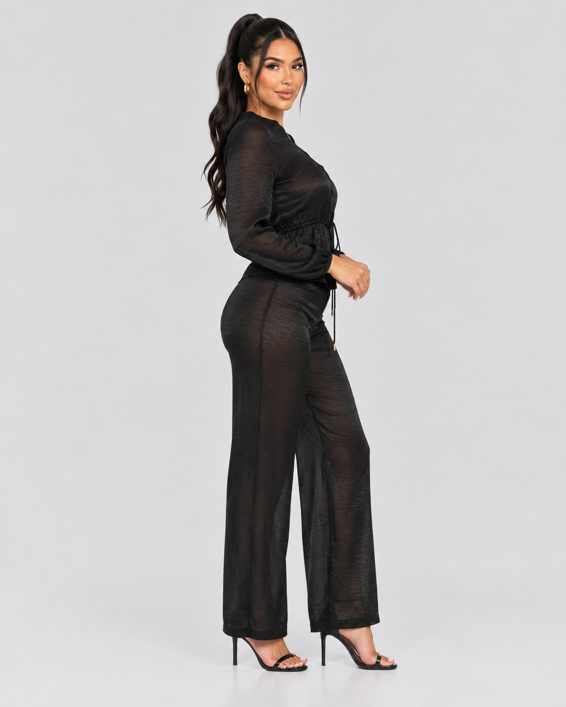 Conjunto Blair - Negro - vista lateral