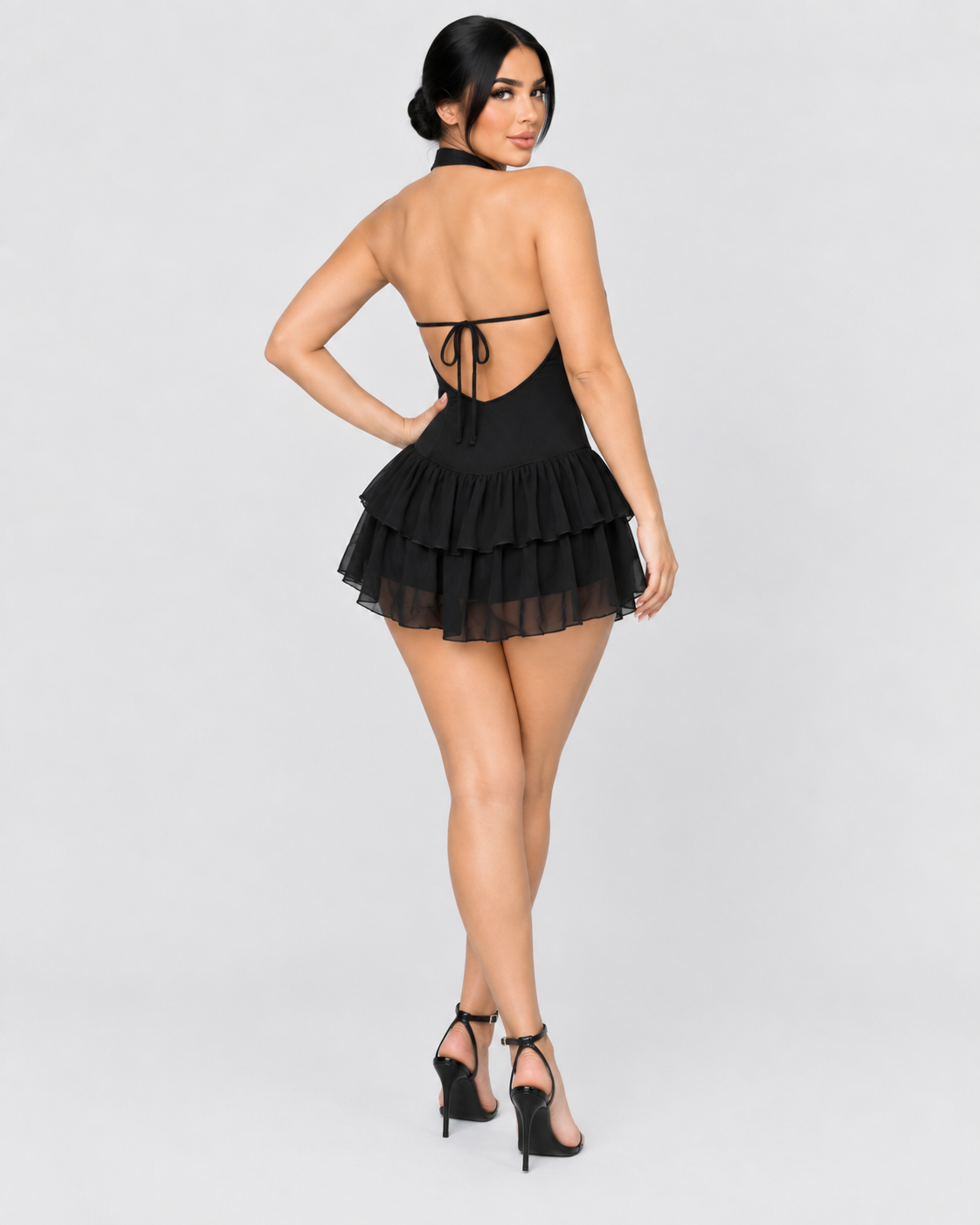Vestido Corto Maria - Negro