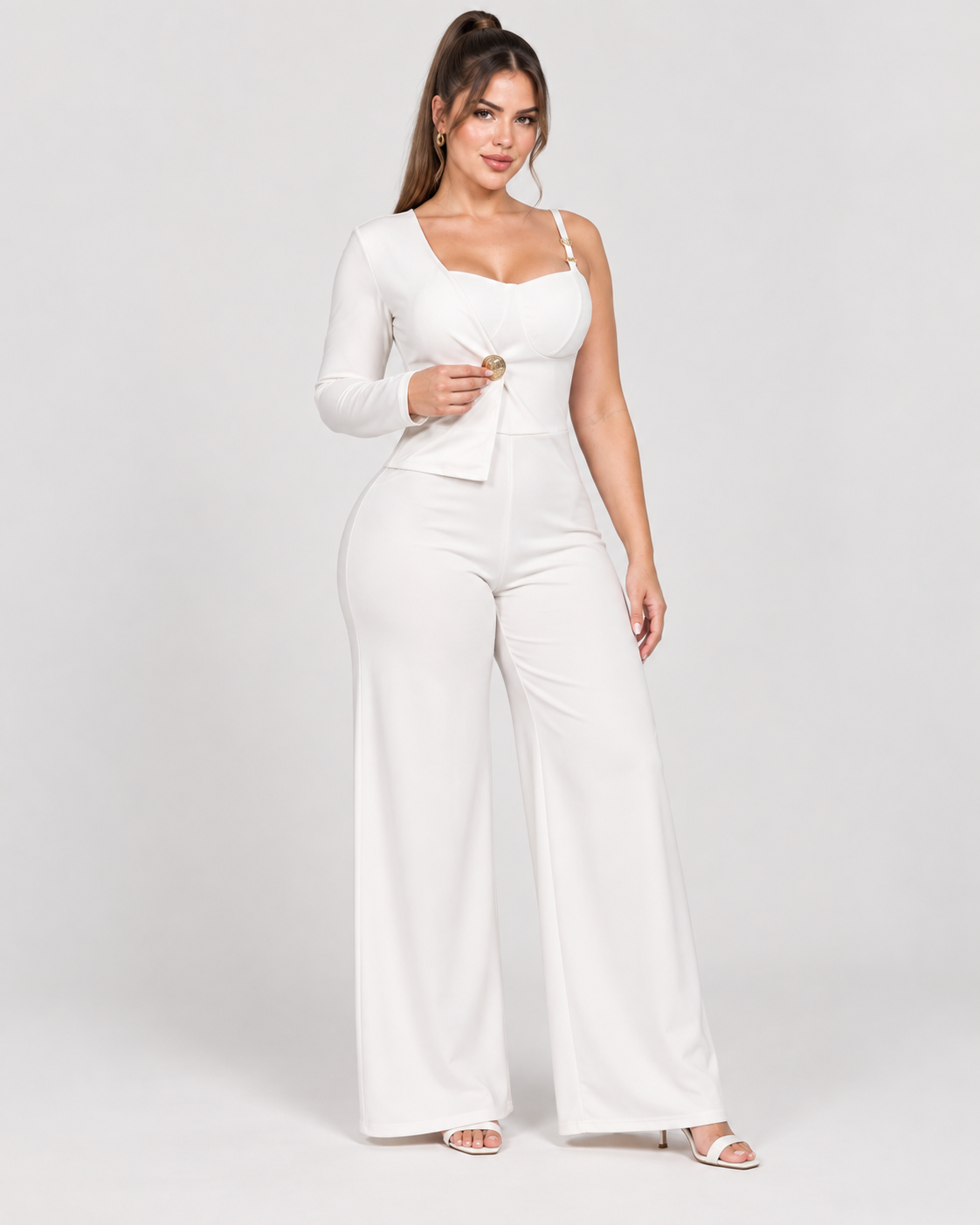 JUMPSUIT GISELLE - BLANCO - Vista frontal