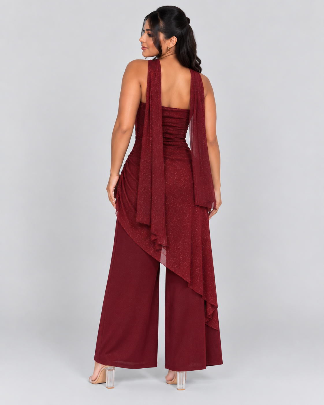 Jumpsuit Sparkle - Rojo Vino