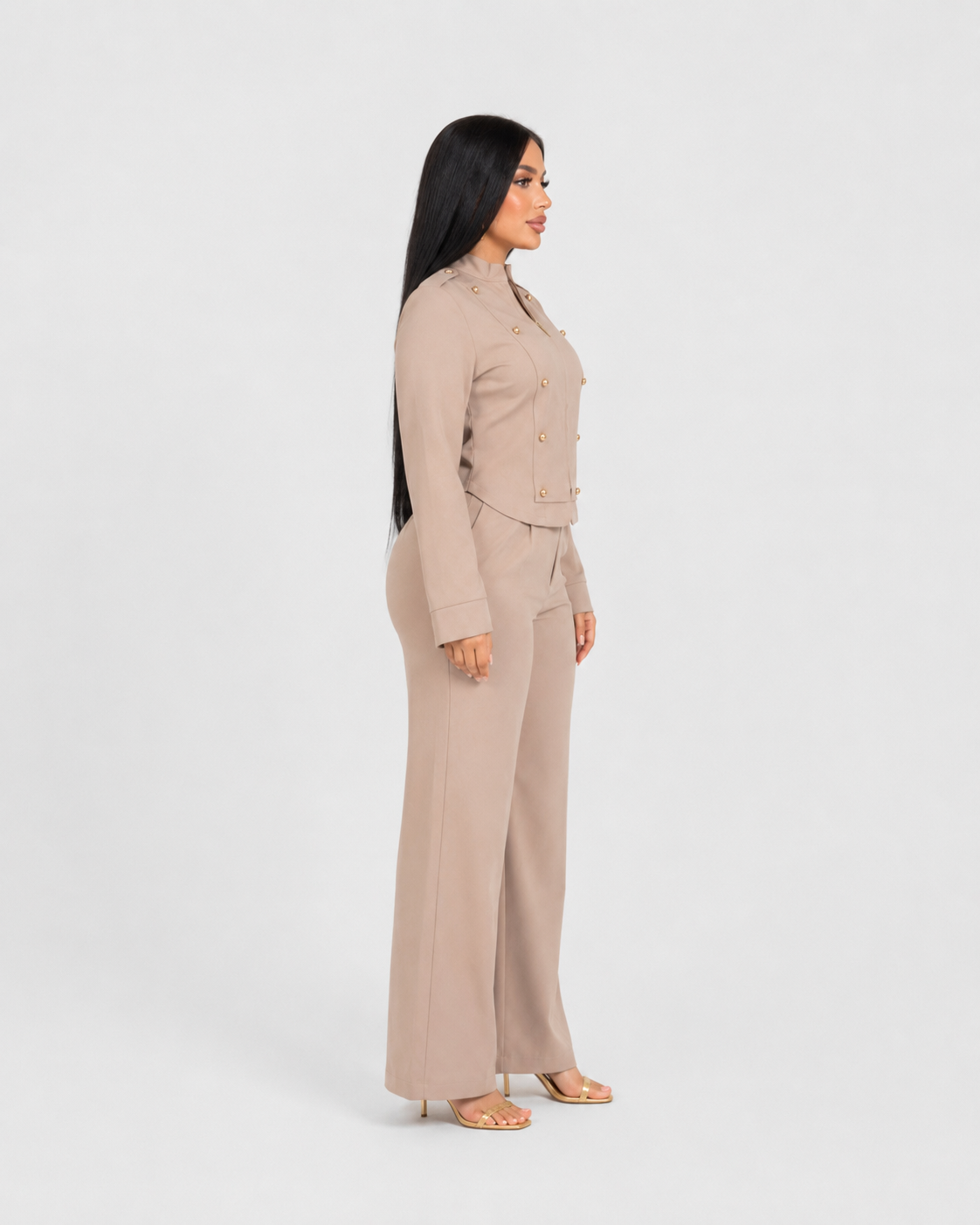CONJUNTO NAPOLEON - BEIGE - Vista lateral