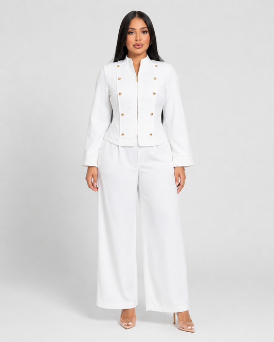 CONJUNTO NAPOLEON - BLANCO - Vista frontal