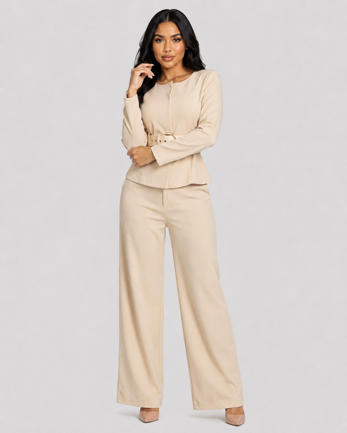CONJUNTO EJECUTIVO PENELOPE - BEIGE