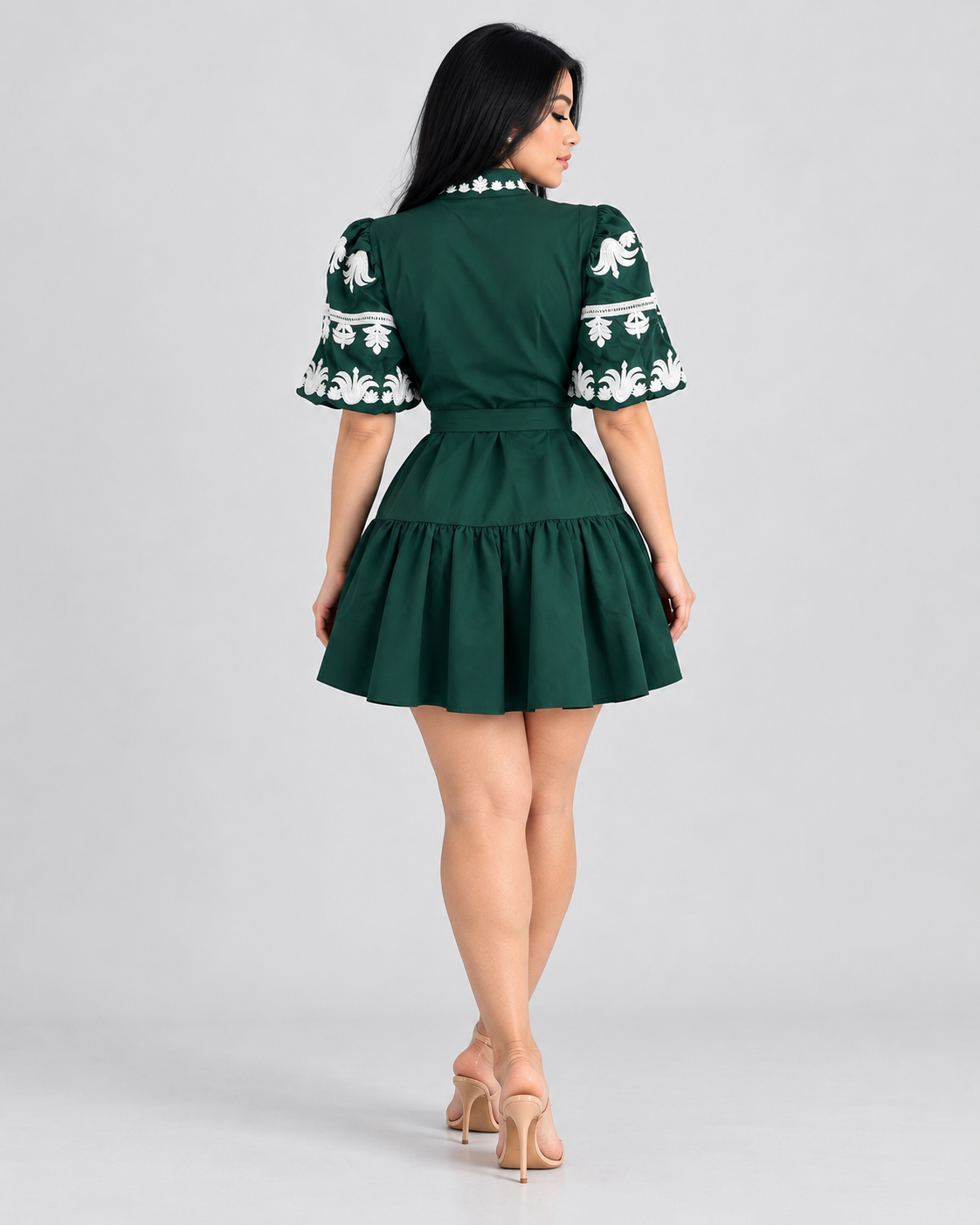 Vestido Corto Fiorela - Verde