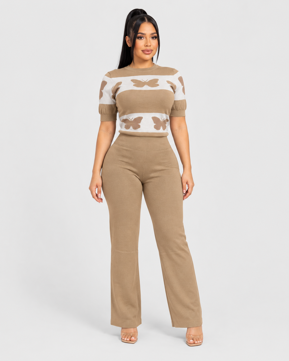 Conjunto Mariposa Lunara - Crema