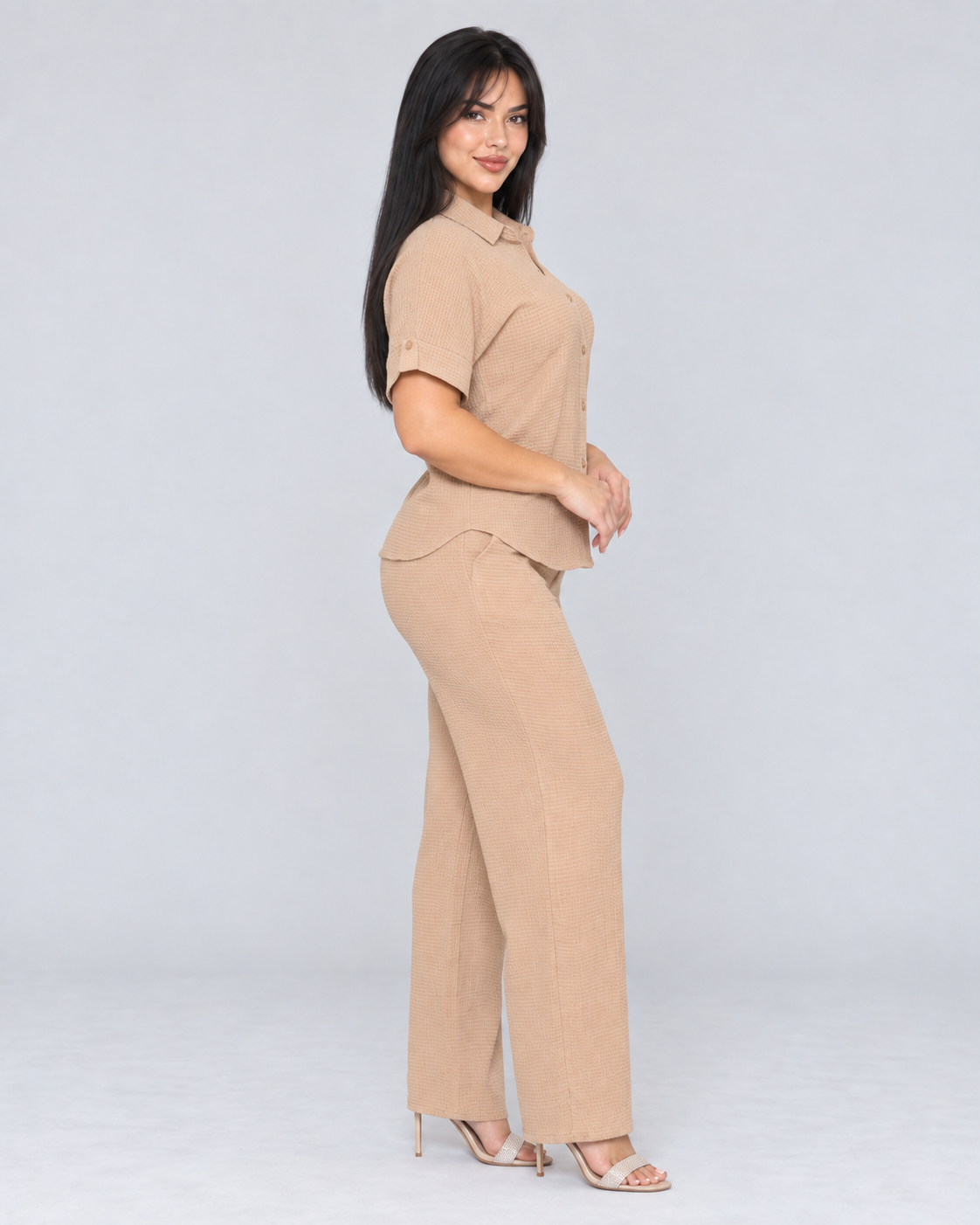 Conjunto Sahara - Tan - vista lateral