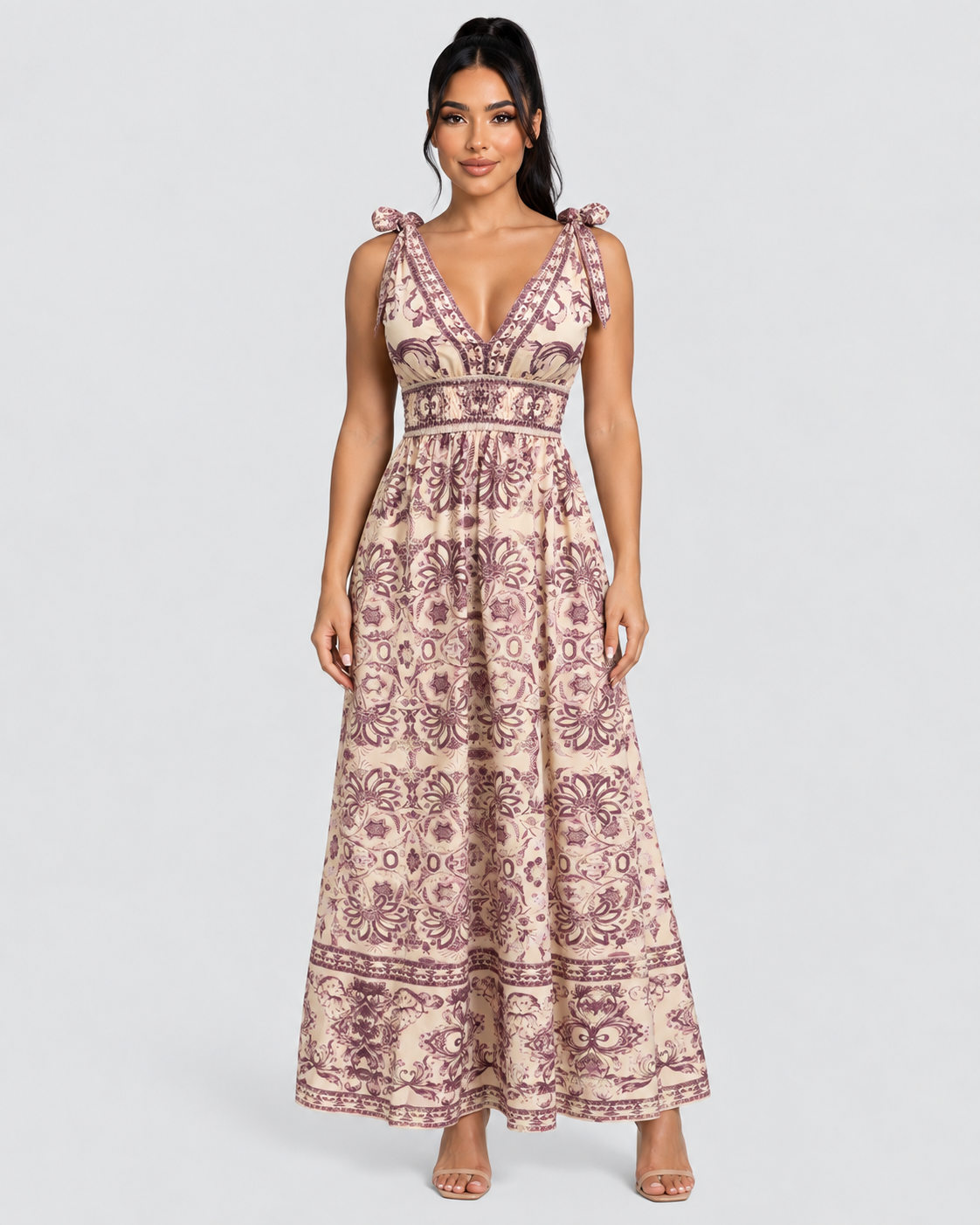 Vestido Largo Nerissa - Malva