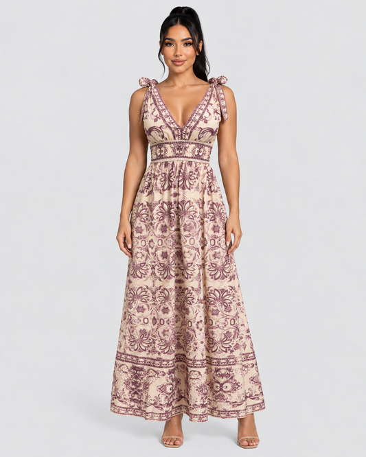Vestido Largo Nerissa - Malva