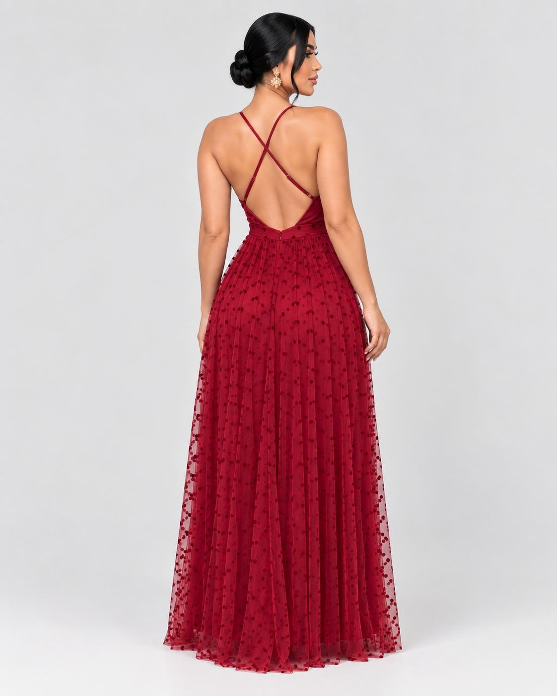 Vestido de Gala Seraphina - Vino