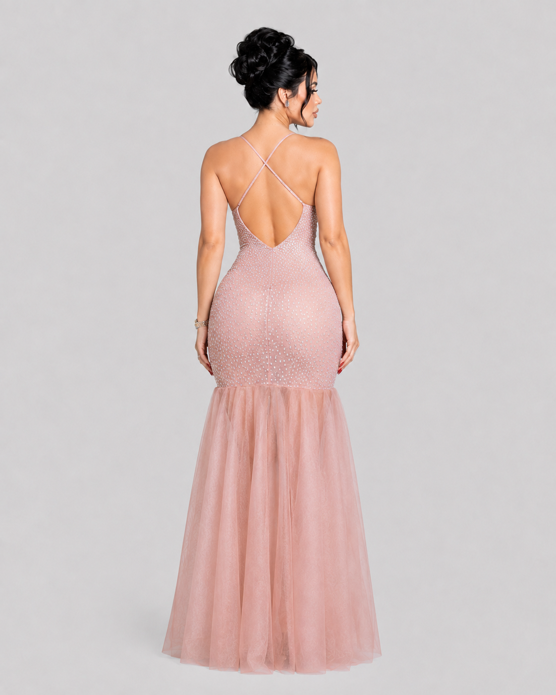 Vestido de Gala Mauve Allure - Malva