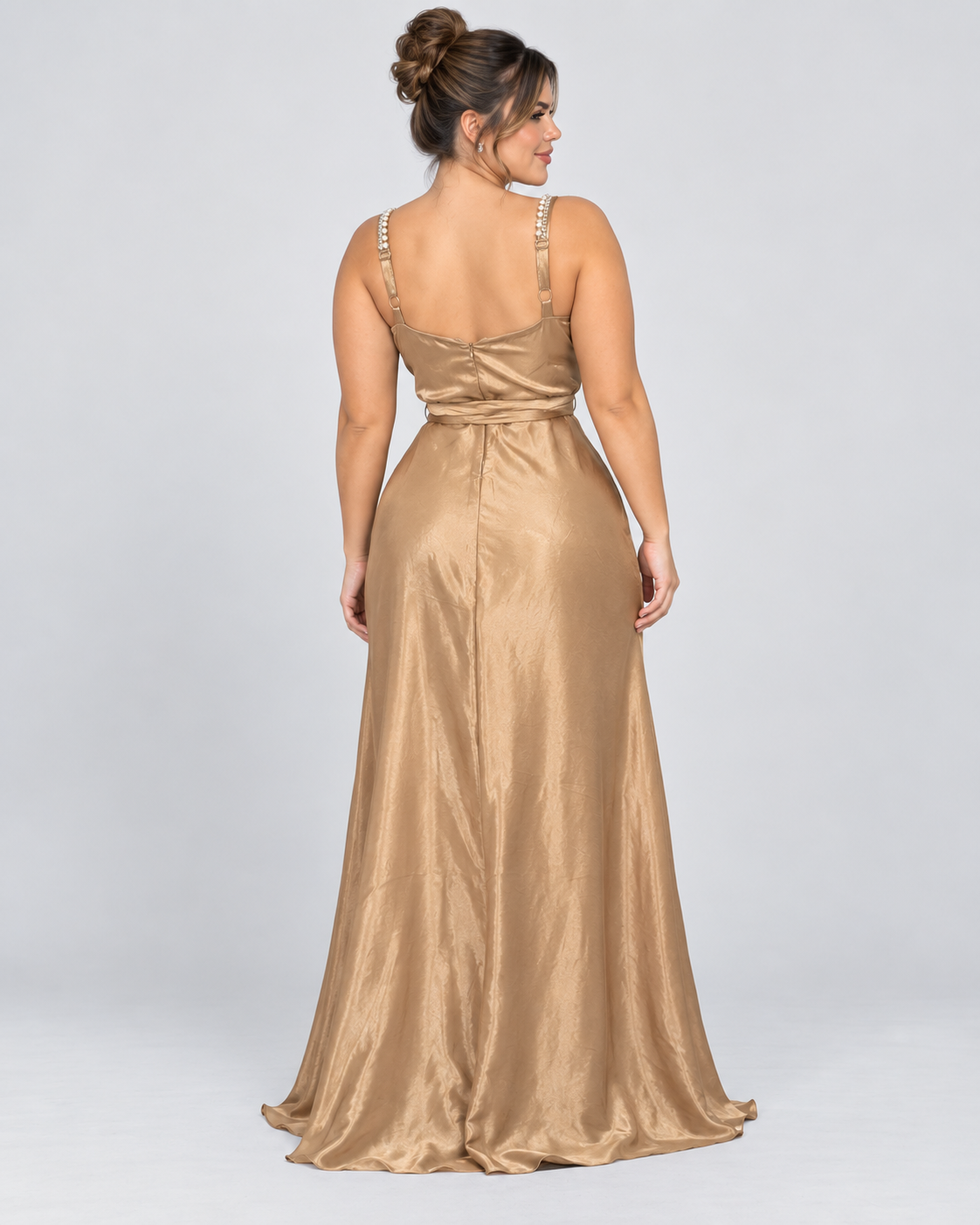 Vestido de Gala Victoria - Dorado