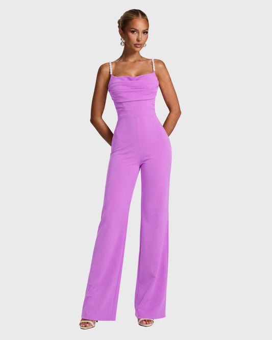 Jumpsuit Let's Go Party - Lila