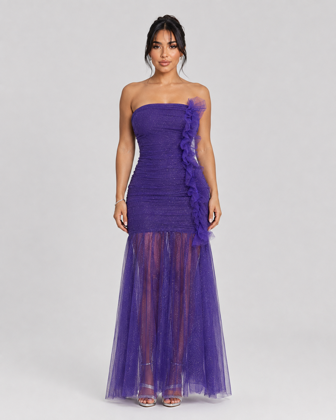 VESTIDO DE GALA GLIMMER - MORADO