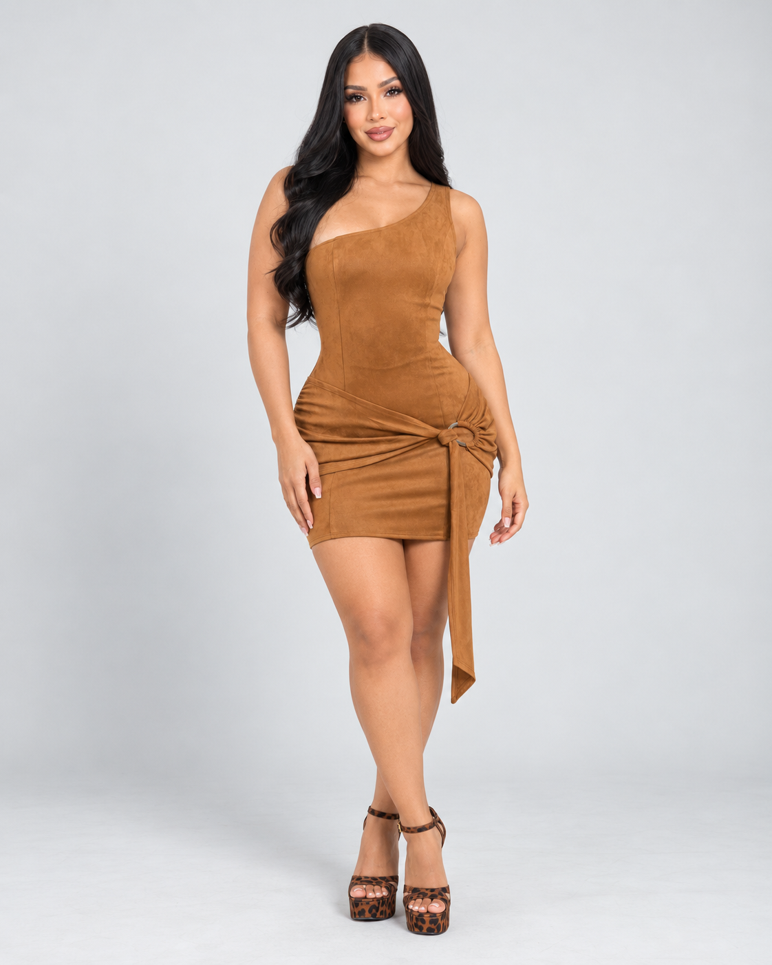 Vestido Corto Sienna - Caramelo