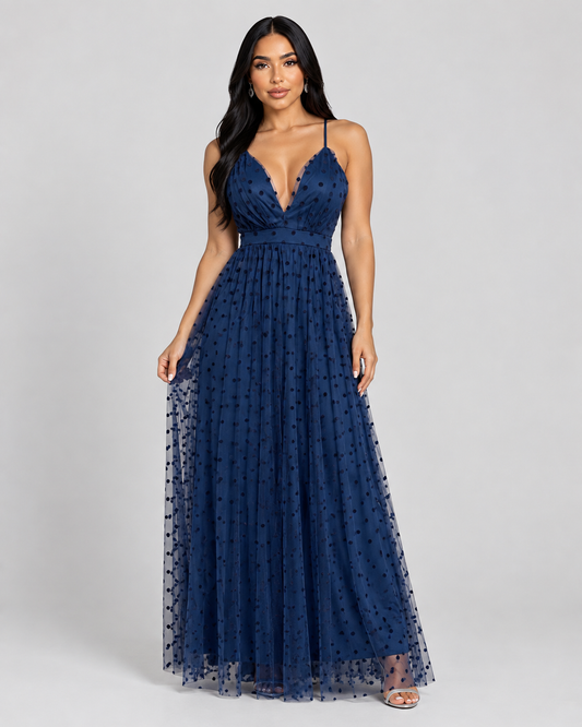 Vestido de Gala Seraphina - Azul