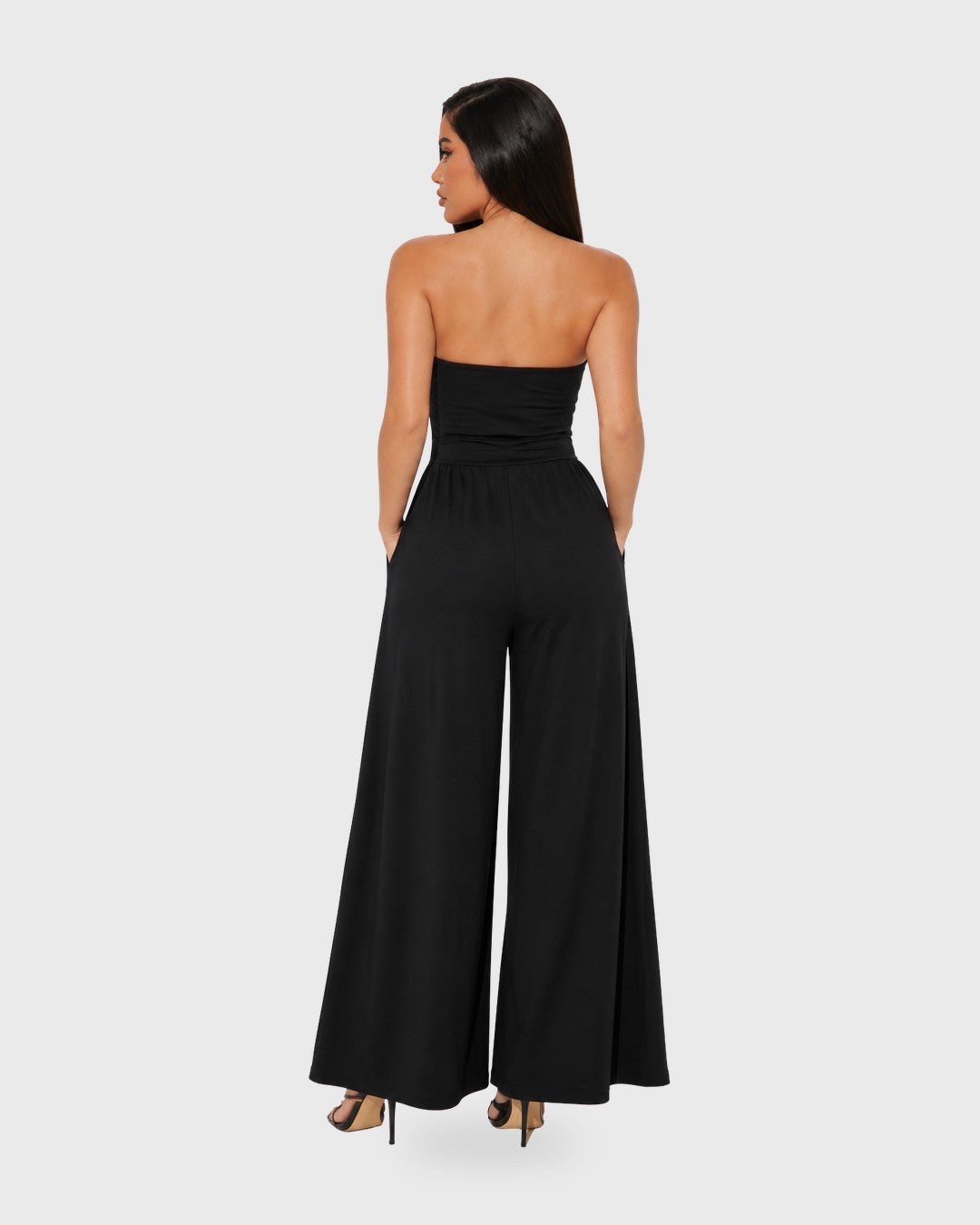 BASIC NO BASIC JUMPSUIT Negro - vista posterior
