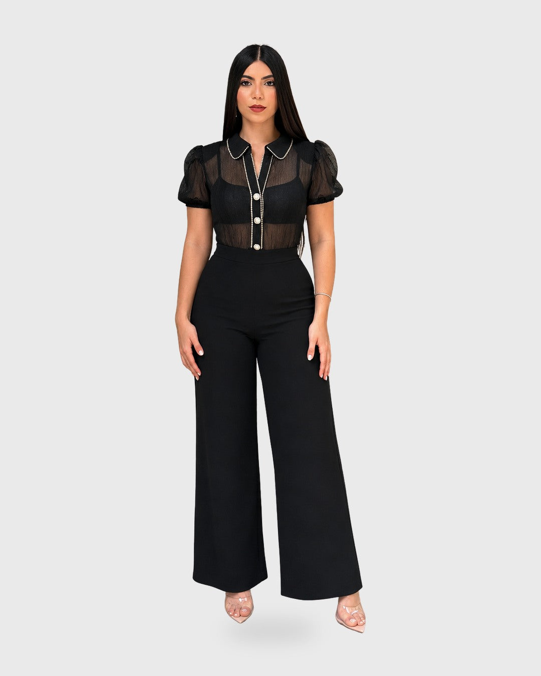 BOLD TONE JUMPSUIT Negro - vista frontal