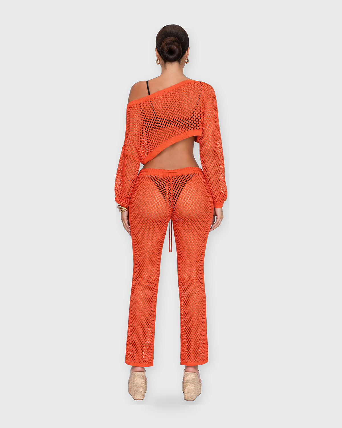CROCHET BY THE SEA PANT SET - vista trasera