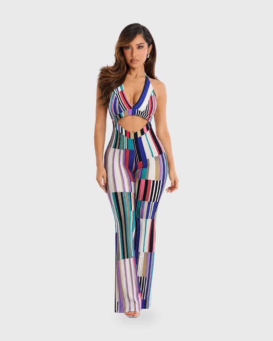 EASE LINE JUMPSUIT Multicolor - vista frontal