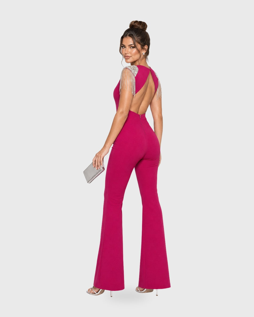 MAGENTA STARLIGHT JUMPSUIT Magenta - vista posterior