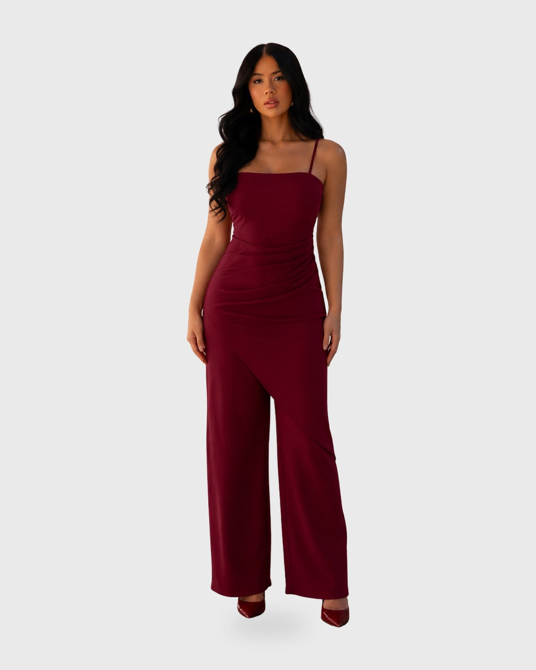 MODERN TONE JUMPSUIT Vino - vista frontal